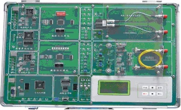 二、产品特点 1.配内置工作电源:+5V、-5V、+12V、-12V。 2.配有适合实验用的低速1310波长光收发端机一个,数据速率可以是直流DC到5MHZ数据信号,很方便20MHZ示波器观测。波长为1550的激光器(探测器)单模光纤性能测试模块。 3.内置误码测试仪功能,无需外配误码仪(测光检测机灵敏度)。 4.